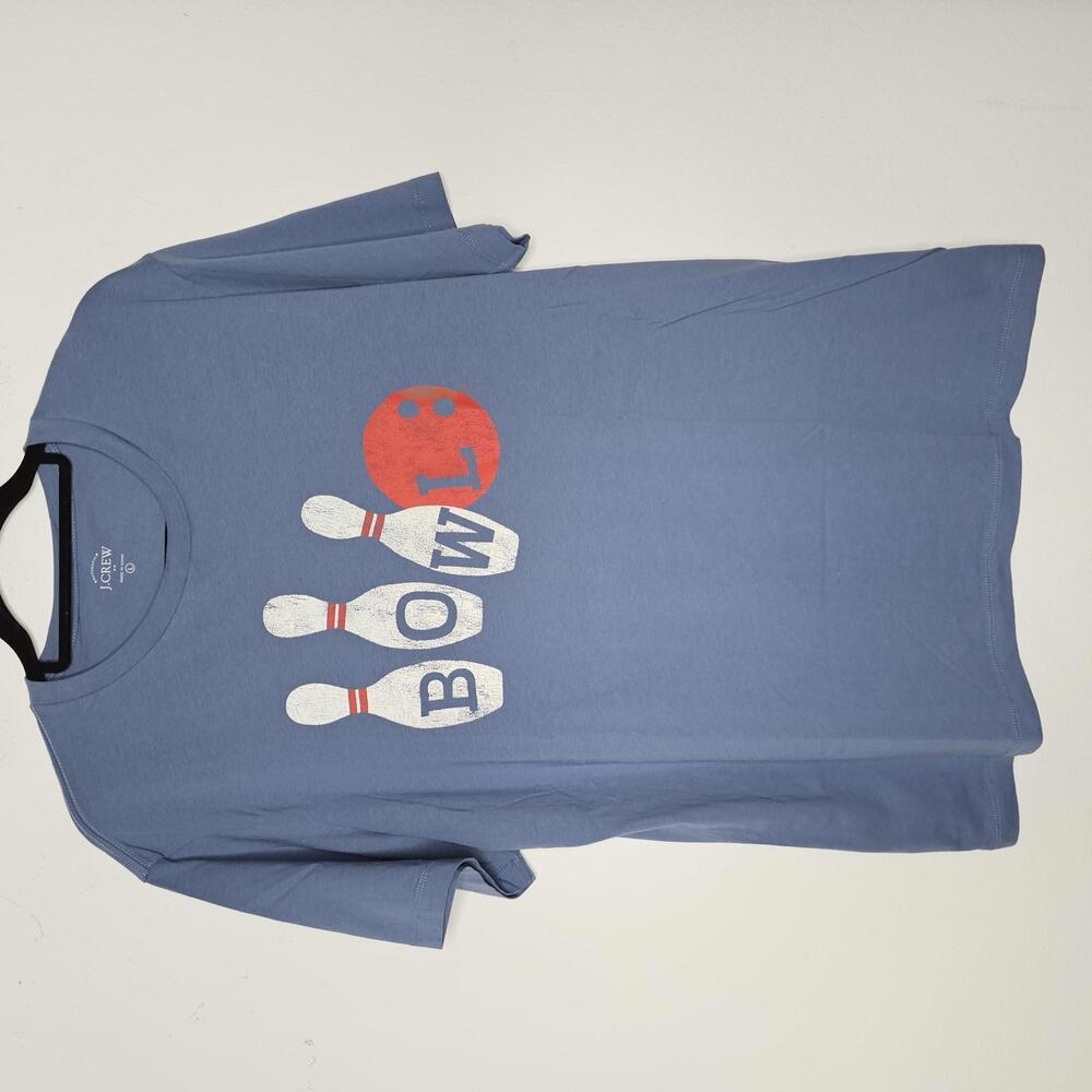 J.Crew Men's Blue/Bowling Shirt Size Large